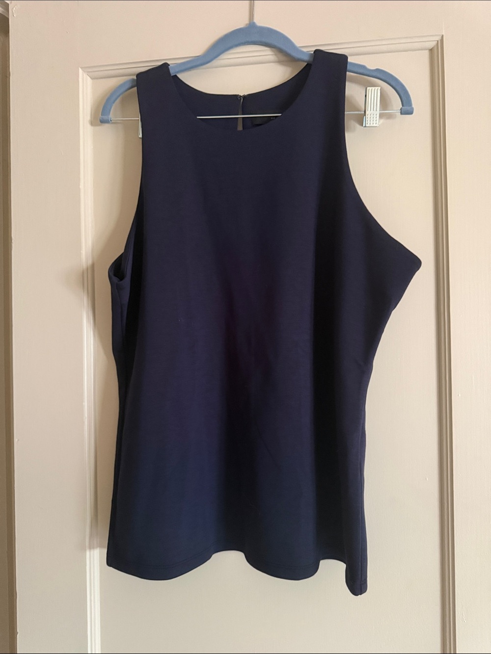 Banana Republic Sleeveless Navy Shell Tank